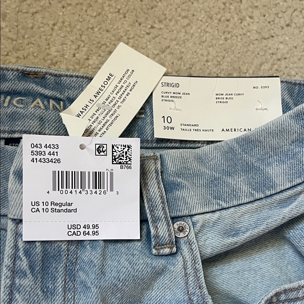 American Eagle Outfitters Blue Denim Jeans - Picture 2 of 3